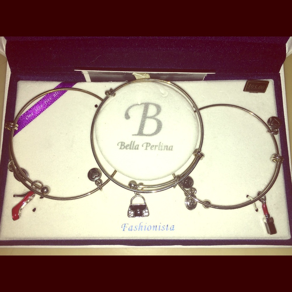 Set of 3 Bella Perlina bracelets